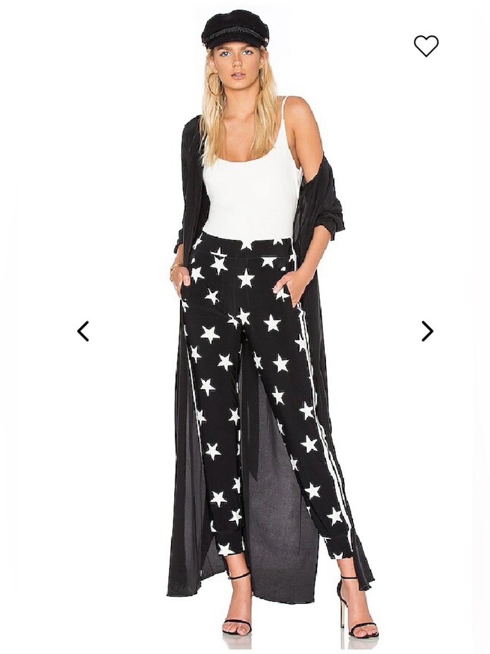 Norma Kamali Star Joggers w/stripe and Sunglasses bra to match. Size S